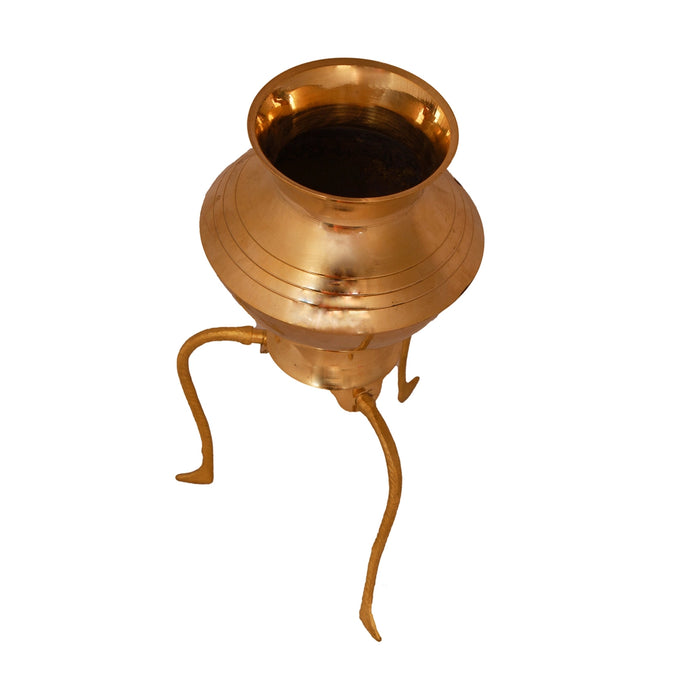 Shivling Jaladhari - 4 Inches | Brass Shiva Linga Abhishekam Stand for Pooja - Abhishek Plate