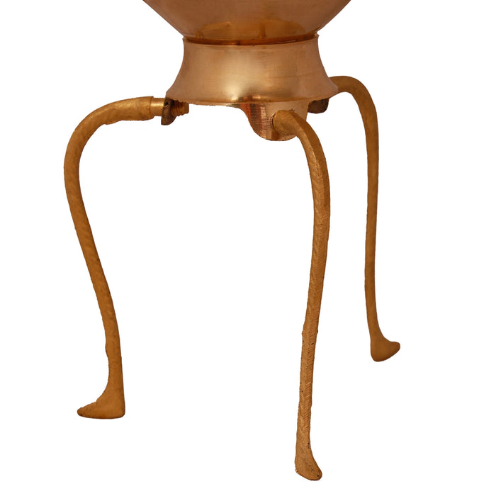 Shivling Jaladhari - 4 Inches | Brass Shiva Linga Abhishekam Stand for Pooja - Abhishek Plate