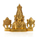 Brass AF Balaji Bust Wall Hanging - 9 Inches - Wall Hanging