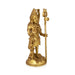 Shivan Standing on base Murti - 17 x 7 Inches | Antique Brass Idol / Shiva Lingam Statue / Shivling For Pooja - Brass Murties