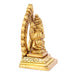 Ganesh with Arch Murti - 2.5 Inches | Antique Brass Statue/ Vinayagar Statue/ Ganesha Idol for Pooja - Brass Murties