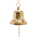Brass Bell - Enamel - 4.2 Inches | Brass Bell Hanging/ Pooja Hanging Bell with Chain/ Hanging Bells for Mandir - Pooja Bells