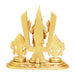Balaji Murti - 5 Inches | Balaji Statue/ Antique Brass Statue/ Namam Shank Chakra Balaji Idol for Pooja - Brass Murties