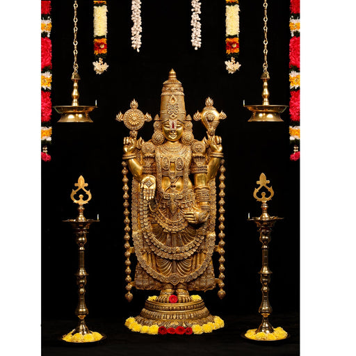 Brass AF Balaji Standing - 48 Inch - Brass Murties