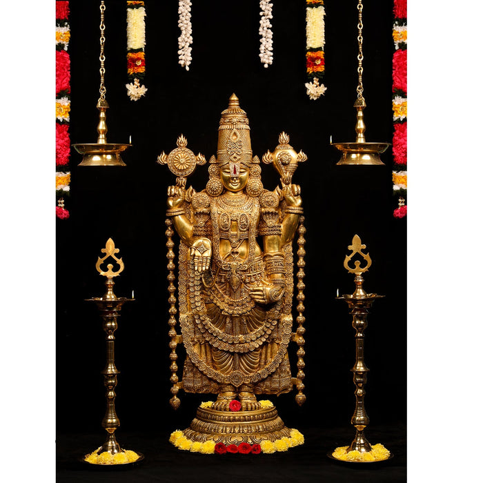 Brass AF Balaji Standing - 48 Inch - Brass Murties