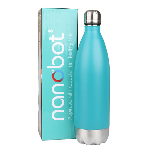 Nanobot Vaccum Flask  - Kryo - 1000 Ml |  Water Bottle/ Vacuum Flask/ Vacuum Flask for Hot Water - Water Bottle