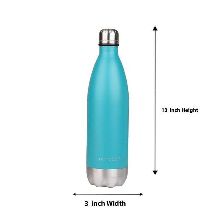 Nanobot Vaccum Flask  - Kryo - 1000 Ml |  Water Bottle/ Vacuum Flask/ Vacuum Flask for Hot Water - Water Bottle