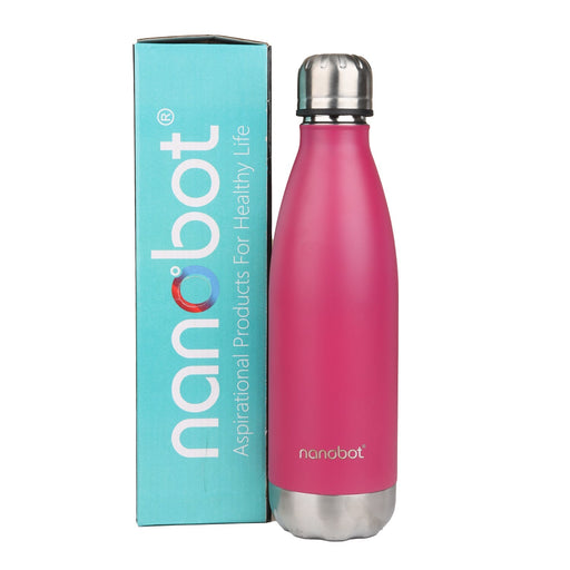 Nanobot Vaccum Flask  - Kryo - 500 Ml |  Water Bottle/ Vacuum Flask/ Vacuum Flask for Hot Water - Water Bottle