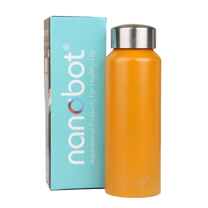 Water Bottle - 750 ml | Nero Colour Nanobot Water Bottle/ Drink Bottle for Office & School