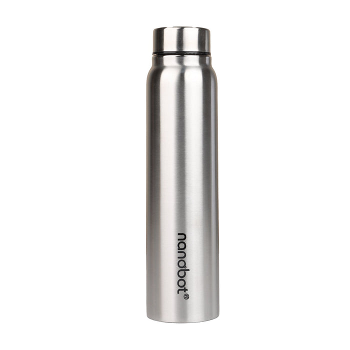 Vaccum Flask - Mizu Plain - 700 ml | Nanobot Water Bottle/ Vacuum Flask for Hot Water/ Assorted Colour - Water Bottle