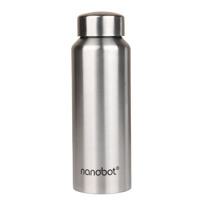 Vaccum Flask - Nero Plain - 750 ml | Nanobot Water Bottle/ Vacuum Flask for Hot Water/ Assorted Colour - Water Bottle