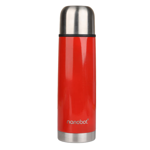 Vaccume Flask  - Therma - 750 Ml |  Nanobot Water Bottle/ Vacuum Flask for Hot Water/ Assorted Colour - Water Bottle