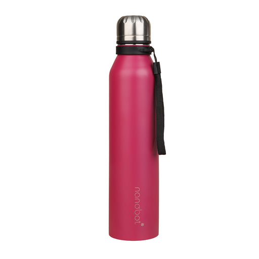 Vaccume Flask  - Vepo - 525 Ml |  Nanobot Water Bottle/ Vacuum Flask for Hot Water/ Assorted Colour - Water Bottle