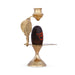 Black Shivling with Nag Dhara Pot - 5.5 Inches | Brass Idol/ Mahadev Shivling/ Shiva Lingam for Pooja - Brass Murties