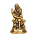 Saibaba Statue - 2 Inches | Antique Brass Statue/ Saibaba Idol/ Sai Baba Murti for Pooja - Brass Murties