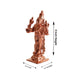 Guruvayurappan Idol - 4 x 2.25 Inches | Guruvayoorappan Vigraham/ Panchaloha Statue for Pooja/ 220 Gms Approx - Panchaloha Murties
