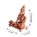 Anjaneya Statue - 3.5 x 2.75 Inches | Panchaloha Statue/ Sitting Hanuman Statue for Pooja/ 335 Gms Approx - Panchaloha Murties