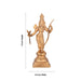 Ramar Murti Set - 5 x 2.5 Inches | Panchaloha Statue / Ram Sita Laxman Hanuman / Ram Darbar Statue For Pooja - Panchaloha Murties