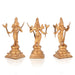 Ramar Murti Set - 5 x 2.5 Inches | Panchaloha Statue / Ram Sita Laxman Hanuman / Ram Darbar Statue For Pooja - Panchaloha Murties