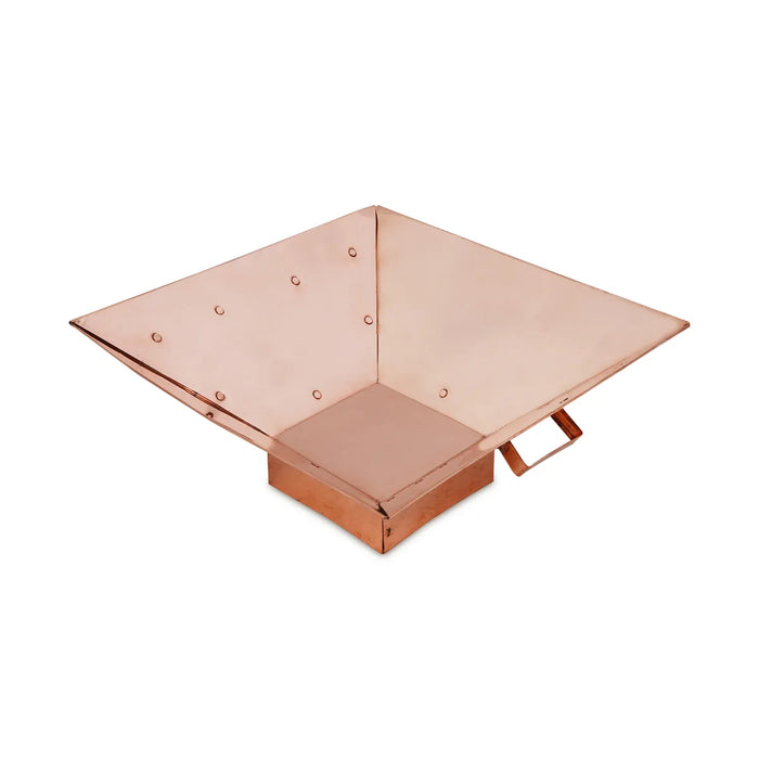 Havan Kund With Stand - 6 X 12 Inches | Copper Agnihotra/ Hawan Kund With Handle For Yajna And Homam