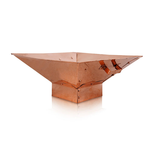 Havan Kund With Handle - 6.5 x 14 Inches | Copper Agnihotra / Homa Kund/ Hawan Kund for Pooja - Havan Kund
