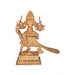 Arumuga Murugan With Peacock on Base Murti - 19 x 15 Inches | Panchaloha Idol/ Murugan Statue For Home & Pooja - Panchaloha Murties