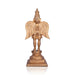 Garudan standing On Base Murti - 12 x 5 Inches | Panchaloham Statue / Garuda bhagavan Sculpture For Pooja - Panchaloha Murties