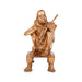 Kanchi Maha periyava Sitting on Chowki Murti - 9 x 4.5 Inches | Panchaloha Kanchi Periyava Statue For decor - Panchaloha Murties