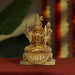 Rajarajeshwari Idol - 4 Inches | Antique Brass Statue/ Amman Statue/ Rajarajeshwari Devi Statue for Pooja - Brass Murties