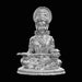 Annapoorani Statue - Silver Polish - 2 x 1.5 Inch | Copper Idol/ Annapuran Devi Murti/ Annapurna Murti for Pooja - Copper Murties