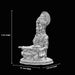 Annapoorani Statue - Silver Polish - 2 x 1.5 Inch | Copper Idol/ Annapuran Devi Murti/ Annapurna Murti for Pooja - Copper Murties
