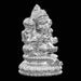 Ganesh Murti - Silver - 2 Inch | Copper Idol/ Vinayagar Statue/ Ganapati Murti for Pooja - Copper Murties
