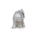 Elephant Statue - 1 x 2 Inches | Copper Idol/ Silver Polish Elephant Figurine for Home/ 55 Gms Approx - Table Stand Accessories