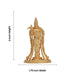 Andal Statue - Gold - 3 Inch | Copper Idol/ Goda Devi Vigraham/ Andal Idol for Pooja - Copper Murties