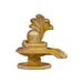 Shivling Idol With Nag - 1.5 x 2 Inches | Copper Idol/ Gold Polish Shivling Murti for Pooja/ 85 Gms Approx - Copper Murties
