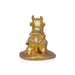 Nandi Statue - 1 x 1.5 Inches | Copper Idol/ Gold Polish Nandi Idol for Pooja/ 40 Gms Approx - Copper Murties
