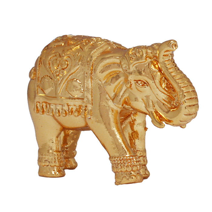 Elephant Statue - 1 Inches | Copper Idol/ Elephant Figurine/ Elephant Idol for Home Decor