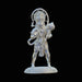 Anjaneya Statue - 3 x 1.5 Inches | Copper Idol/ Silver Polish Standing Hanuman Statue for Pooja/ 55 Gms Approx - Copper Murties