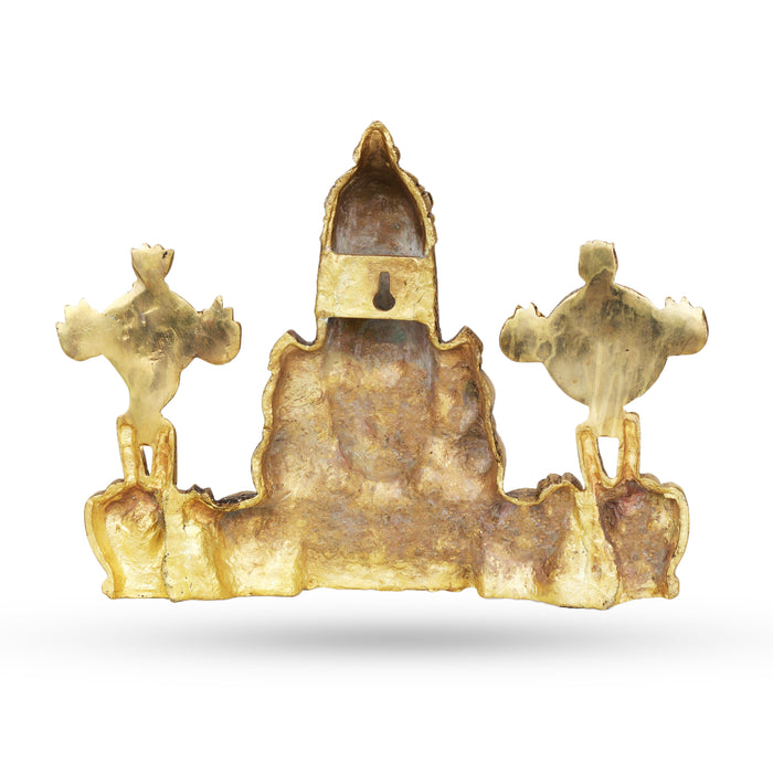 Brass AF Balaji Bust Wall Hanging - 12 Inches - Wall Hanging