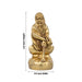 Saibaba Statue - 4.5 x 2.5 Inches | Antique Brass Idol/ Saibaba Idol for Pooja/ 530 Gms Approx - Brass Murties