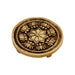 Chowki Round | Antique Brass Manai Palagai / Patla / Bajot for Pooja - Bajot