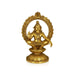 Ayyappan with Arch Murti - 17 x 16 Inches | Antique Brass Ayyappa Idol / Iyyapan Statue For Pooja - Brass Murties