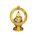 Ayyappan with Arch Murti - 17 x 16 Inches | Antique Brass Ayyappa Idol / Iyyapan Statue For Pooja - Brass Murties