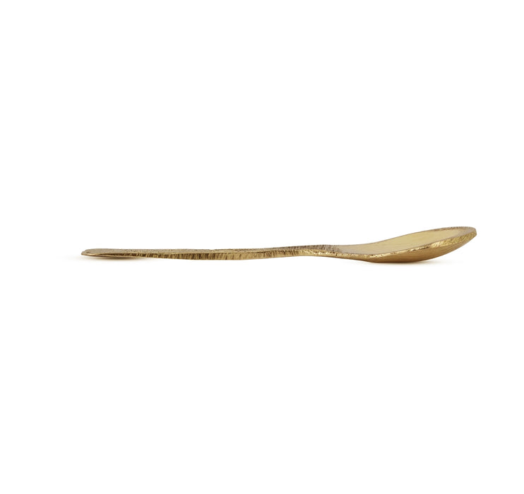Brass Spoon - 2.5 Inches | TeaSpoon / Elegant Spoon / Brass Spoon For Home & Pooja