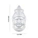 Lakshmi Devi Face - 6.5 x 3 Inches | Amman Mugam/ White Metal Ammavari Face for Varalakshmi Decor - Head & Face Accessories