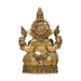 Ganesha Murti - 19 x 12 Inches | Antique Brass Idol / Vinayakar Statue / Ganapathi Sculpture For Home & Pooja - Brass Murties