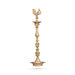 Kuthu Vilakku - 54 x 14 Inches | Brass Annapakshi Nagas Deepam / Kuthuvilakku for Pooja - Kuthuvilakku