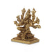 Varahi Amman Statue - 3 Inches | Varahi Idol/ Antique Brass Statue/ Varahi 8 Hands Idol for Pooja - Brass Murties