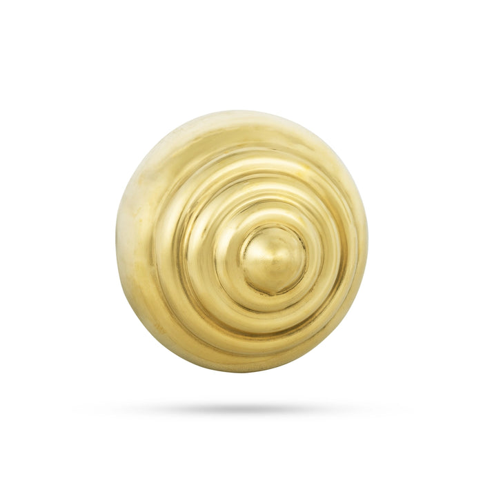 Abhishek Shankh - 12 x 5.5 Inches | Brass Shankh Abhishek/ Pooja Shankh/ Brass Conch for Pooja - Pooja Shankh