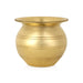 Brass Lota - 3 x3 inches | Chombu / Kalash Pot / Kalasam for Pooja and Temple Rituals - Kalash & Pooja Lota
